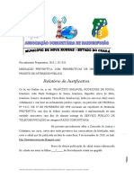 Relatório Justificativa PRT 2.439.604.TAVARES