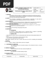 Steel Konnect (India) Pvt. Ltd. Procedure Manual: Procedure For Final Inspection of Pipes