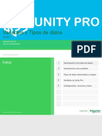 Temario de Curso Unity Pro para PAC M340-M580 y Vijeo Designer