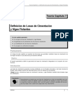 Tricalc Teoría 7. Definición de Losas de Cimentación y Vigas Flotantes