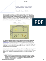 BCG Growth-Share Matrix