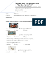 Soal Uas Paud 2017