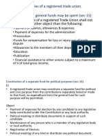 Rights and Liabilities of A Registered Trade Union