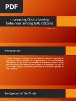 Increasing Online Buying Behaviour Among UAE Citizens