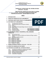 Estudio de Diseño Hidraul Estruct Del Sist de Riego LACALACA