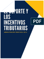 Monografía Los Deportes y Los Incentivos Tributarios