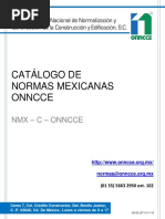 Catálogo de Normas ONNCCE