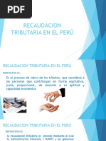 Recaudacion Tributaria en El Perú