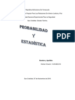 Ensayo de Probabilidad Estadistica