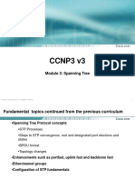 CCNP3 v3: Module 3: Spanning Tree