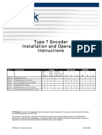 Type 7 Encoder Installation and Operation Instructions