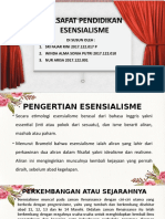 Filsafat Pendidikan Esensialisme