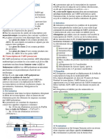 Les Acides Nucléique (Transcription - Traduction - Régulation)