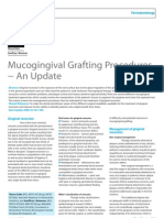 Mucogingival Grafting Procedures An Update: Periodontology