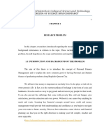 Descriptive Research On Personal Finance in Savings Behaviour and The Knowledge Level Possessed by Graduating College Students Chapter 1 4