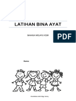 Latihan Bina Ayat KSSR