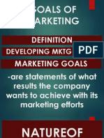 Topic 4. Goals of Marketing