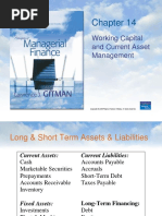 Working Capital and Current Asset Management