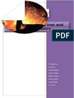 Analysis of Indian Iron and Steel Industry