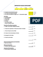 Mud-Gas Separator Sizing Worksheet: Prerecorded Information