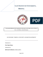 Tort Project Economic Torts