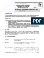 Technical Guideline For Accident Investigation and Reporting