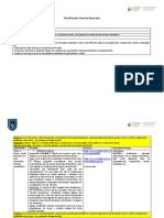 Planificación Ciencias Naturales