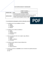 Prueba Sintesis Lenguaje-Tercero