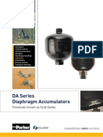 DA Series Diaphragm Accumulators: Previously Known As ELM Series