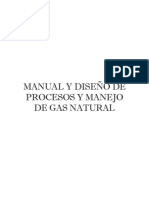 Manual y Diseño de Procesos y Manejo de Gas Natural