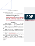 Memorandum of Agreement: (Anderson Group Bpo, Inc.)