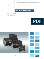 WEG Alternadores Sincronicos Linea G Plus 50031315 Catalogo Espanol