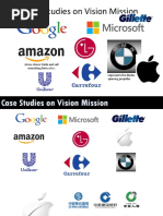 Case Studies On Vision Mission