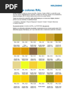 Carta Colores RAL