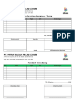 Form Permintaan Barang & Serah Terima Barang