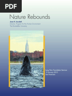 Nature Rebounds: Jesse H. Ausubel