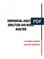 Hydraulic Similitude and Mode Lanalysis