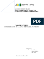 Caso de Estudio Ruta Critica