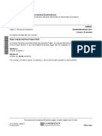 November 2017 (v1) QP - Paper 2 CIE Economics IGCSE