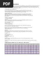 Voltage Drop Calculations