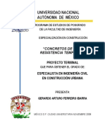 Concretos de Alta Resistencia Temprana