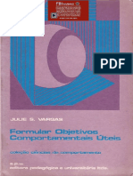 Como Formular Objetivos Comportamentais Úteis - Julie S Vargas (INDEX)