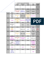 8B Class Test Schedule 2018 PDF