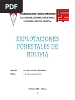 Explotaciones Forestales de Bolivia