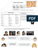 Unit 1: Music and Cinema