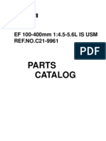 Canon EF 100-400 4.5-5.6L Is USM Repair Manual