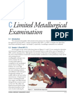 Limited Metallurgical Examination: C.1 Introduction