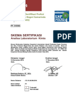 Skema Sertifikasi Analisa Laboratori Kimia 2