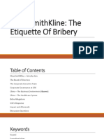 GSK - Etiquette of Bribery