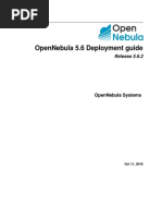 Opennebula 5.6 Deployment Guide: Release 5.6.2